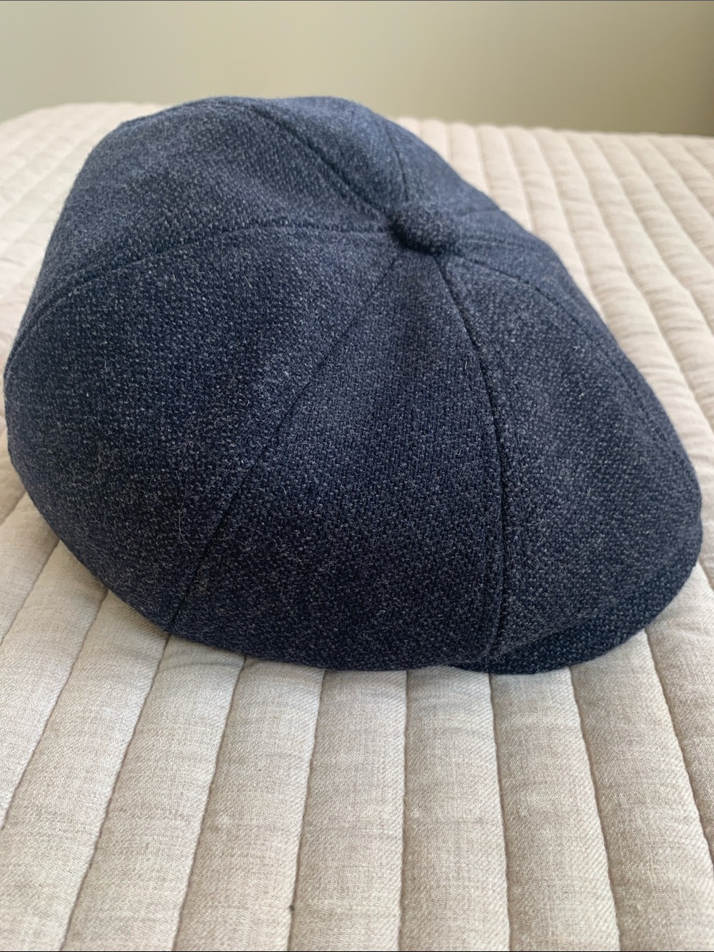 Ted Baker Wool Navy Newsboy Hat